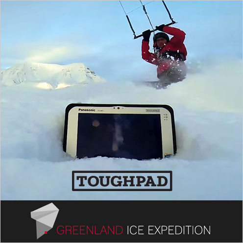 FZ-M1 Toughpad powers world-record Arctic kite-skiing expedition