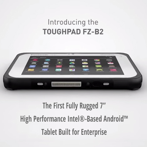 Introducing the Toughpad FZ-B2 rugged, fanless Android™ tablet with...