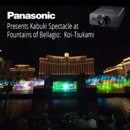 Panasonic’s Kabuki Spectacle lights up Bellagio Fountains in Las...