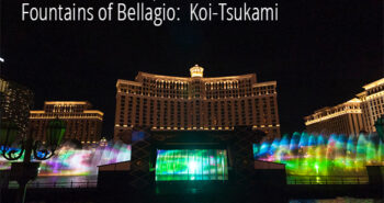 Panasonic’s Kabuki Spectacle lights up Bellagio Fountains in Las Vegas