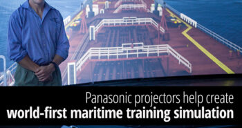 Panasonic projectors help create world-first maritime training simulation