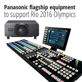 Panasonic will play a major part in the Rio 2016 Olympics
