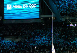 Athens 2004 Olympic flashback starring Panasonic technology