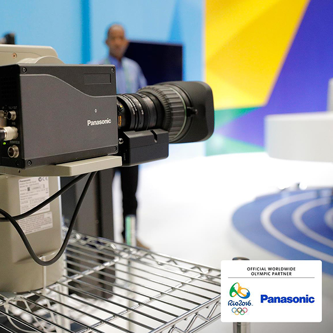 Panasonic supports Rio 2016 press and broadcast media