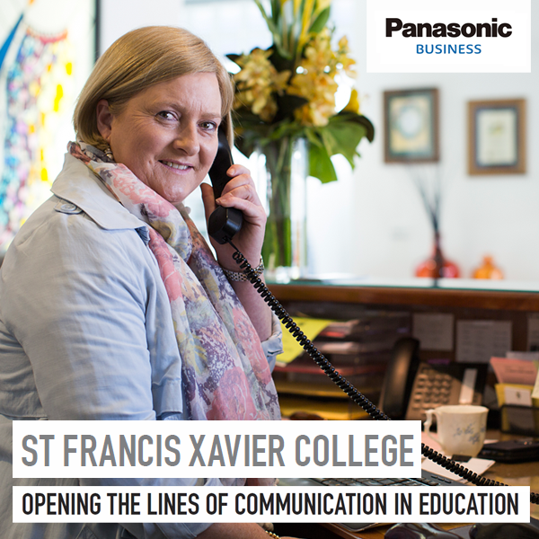 St Francis Xavier College upgrades to Panasonic IP-PBX telephone...