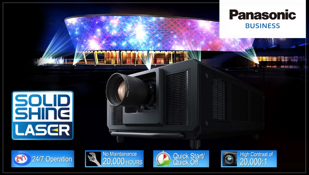 Panasonic laser projectors now come with a fiveyear warranty