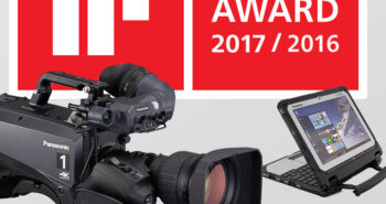 Panasonic broadcast cameras win prestigious design awards