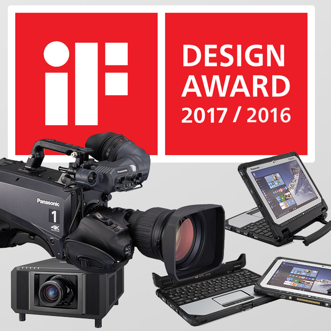 Panasonic broadcast cameras win prestigious design awards