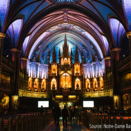 Panasonic projectors light up Montreal’s Notre-Dame Basilica