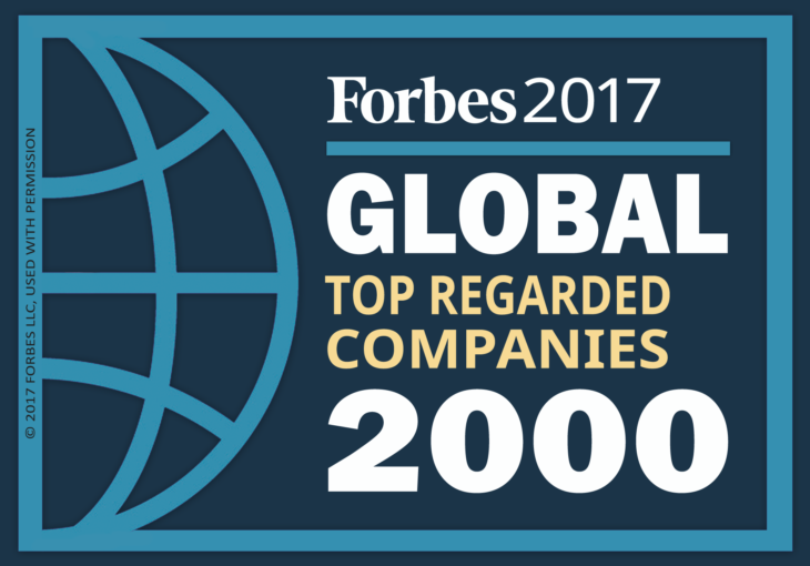 Panasonic in top 10 of Forbes’ best regarded companies