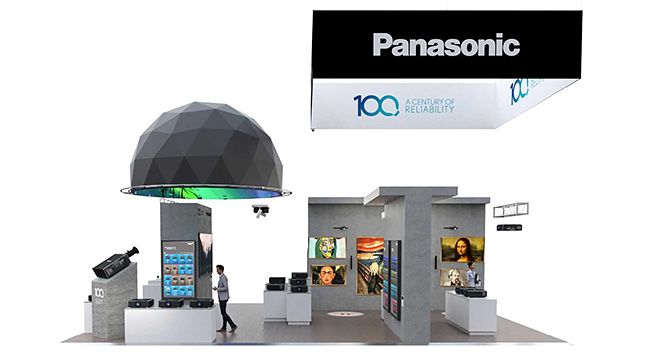 Panasonic Integrate 2018 Stand by Infocus Design
