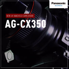 Panasonic’s AG-CX350 4K handheld camcorder launches