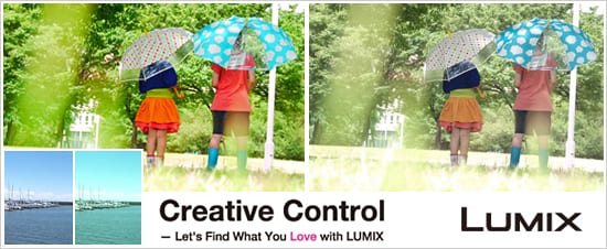 The FT5 (along with many other LUMIX cameras) features a Creative Control mode that offers a wide array of effects and filters.