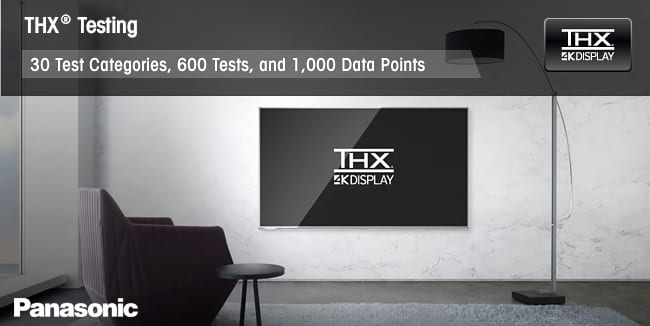 Panasonic 4K TV models have been certified by THX