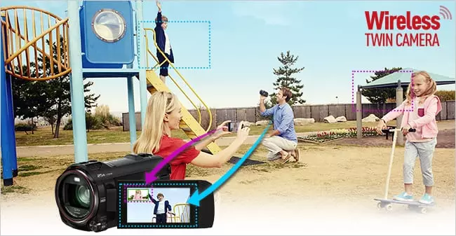 Camcorder-Wireless-Twin