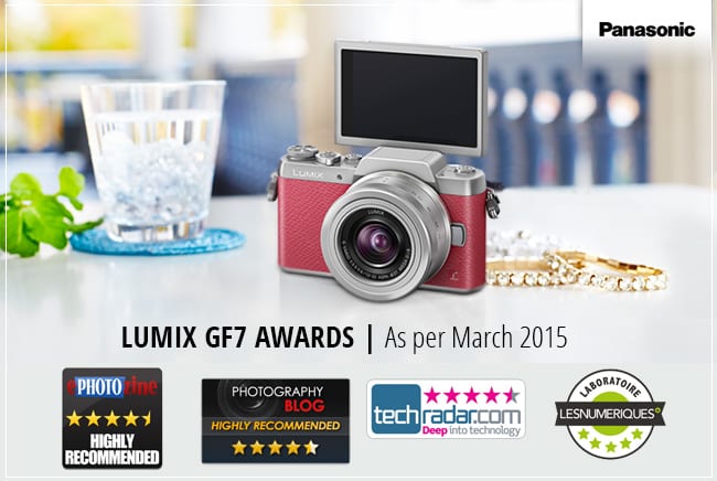 Critics are loving our stylish GF7 – the latest LUMIX G Series addition