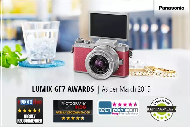 Critics are loving our stylish GF7 - the latest LUMIX G