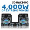 MAX8000 makes the walls shake and the earth quake