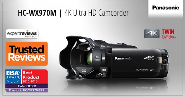 Our flagship 4K camcorder HC-WX970 is covering itself in glory