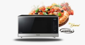 Our new Panasonic 44L NN-ST785S Cyclonic Inverter Microwave is an efficiency game-changer