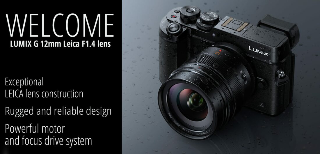 Superior performance and rugged good looks LUMIX G 12mm Leica F1.4 lens-HERO