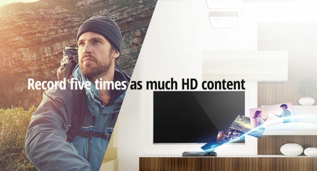 Twin HD Tuner and 1TB HDD records five times more HD content-HERO