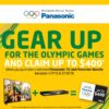 Watch the Rio 2016 Olympics with Panasonic and claim up to $400*
