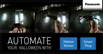 High-tech Halloween with motion sensors, smart plugs and cameras