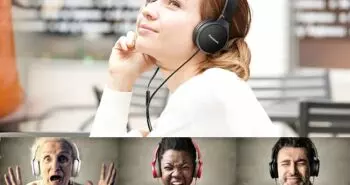 Stylish new Panasonic headphones with a foldable design