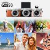 Meet the DC-GX850, a stylish new LUMIX G with 4K Photo/Video perfect for selfies