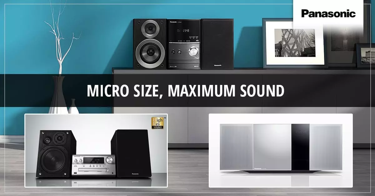 Meet our stylish micro CD hi-fi systems with Bluetooth streaming