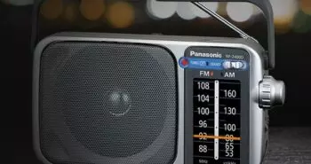 Get some old-school cred with a portable FM/AM radio