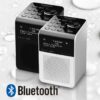 In stores now: splash-proof digital radio with Bluetooth