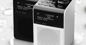In stores now: splash-proof digital radio with Bluetooth