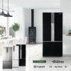 Panasonic launches sleek trio of French Door Fridges in black, silver and white