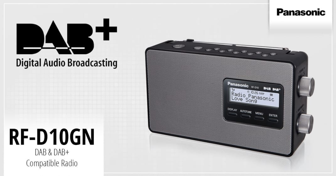 Panasonic’s DAB Radio Range Compact Portable Radio Panasonic