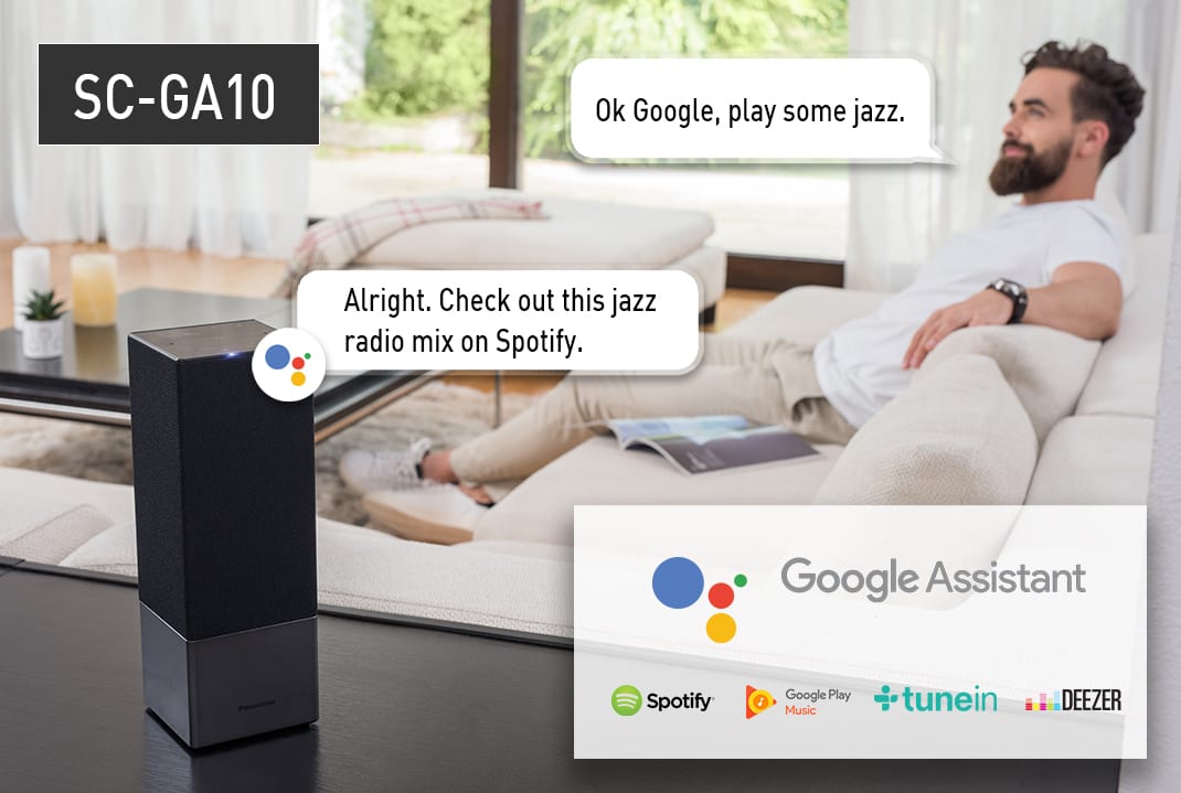 panasonic google assistant speaker