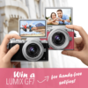 Tag your buddy in a moment made to share and win a LUMIX GF7