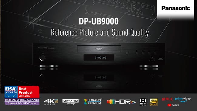 Panasonic 4K Blu Ray Player, Ultra HD Premium Video Playback and