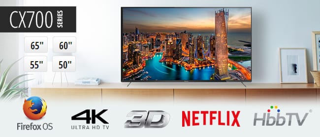 Meet our premium new 4K Ultra HD VIERA: the stunning CX700 Series