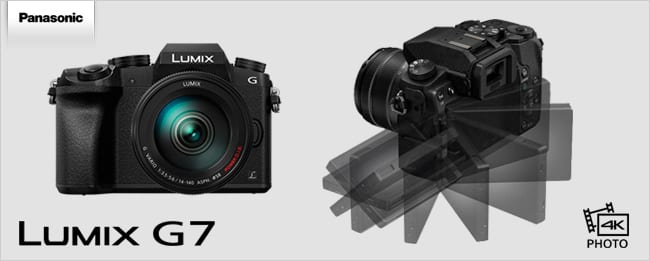 G7-4K-LUMIX-Panasonic-Mirrorless camera 