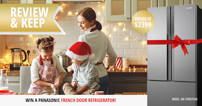 Win a Panasonic French Door Fridge