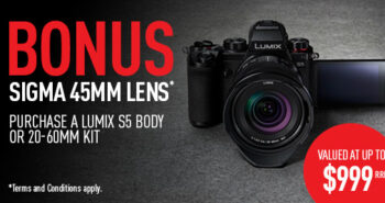 Bonus 45mm Lens with LUMIX S5
