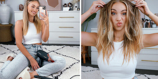 Styling My Hair Using Damage Reducing Hair Tools