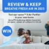 Review & Keep Our Air Purifier Featuring nanoe™X Technology and a HEPA filter