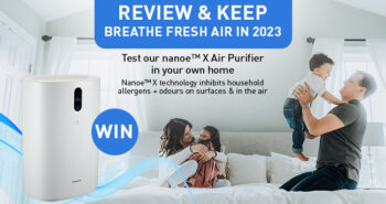 Review & Keep Our Air Purifier Featuring nanoe™X Technology and a HEPA filter