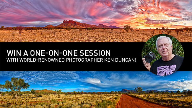 Win a one-on-one with Ken Duncan
