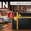 Win a 4-in-1 Combination Microwave Oven this Christmas!