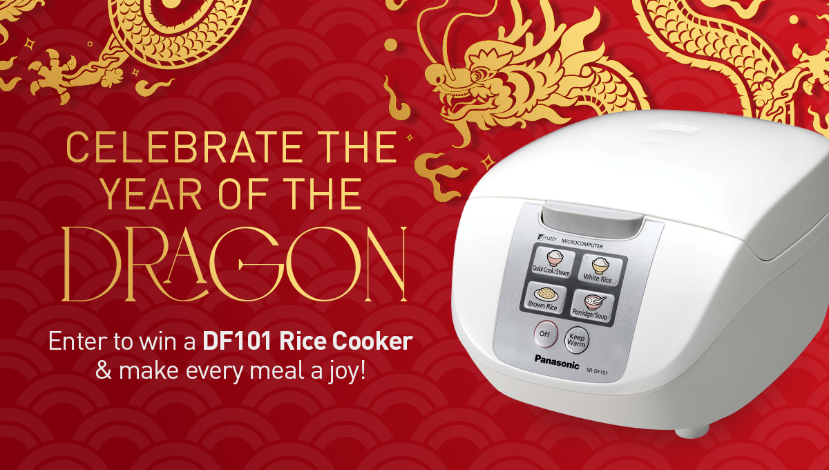 Panasonic DF101 Lunar New Year Rice Cooker Giveaway