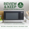 Review & Keep our New Flatbed Microwave Oven